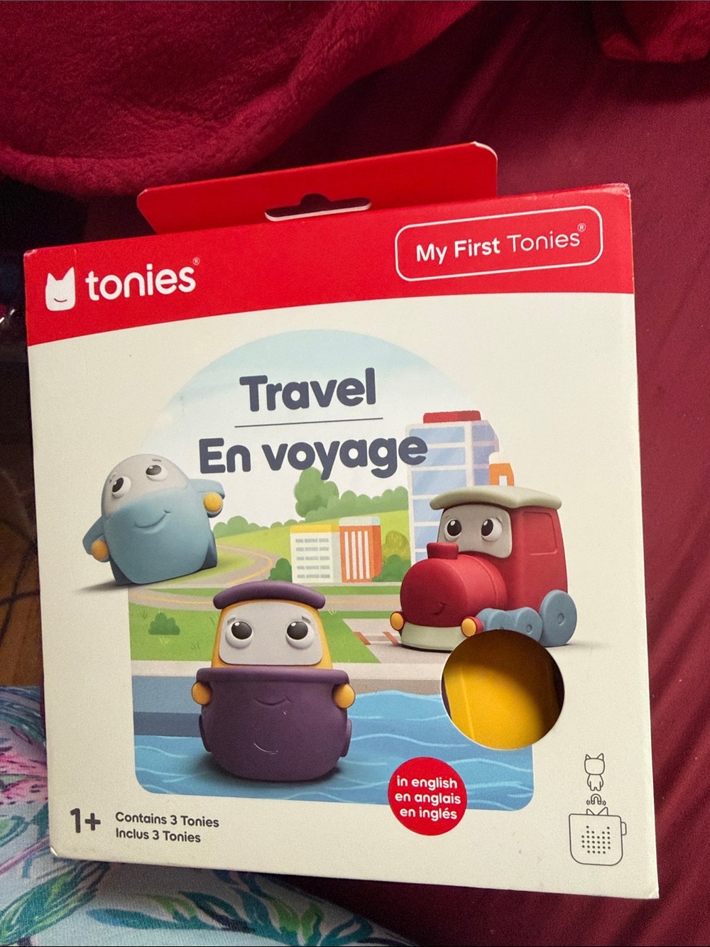 NWT Tonies My First Tonies Travel Set - Red and Purple